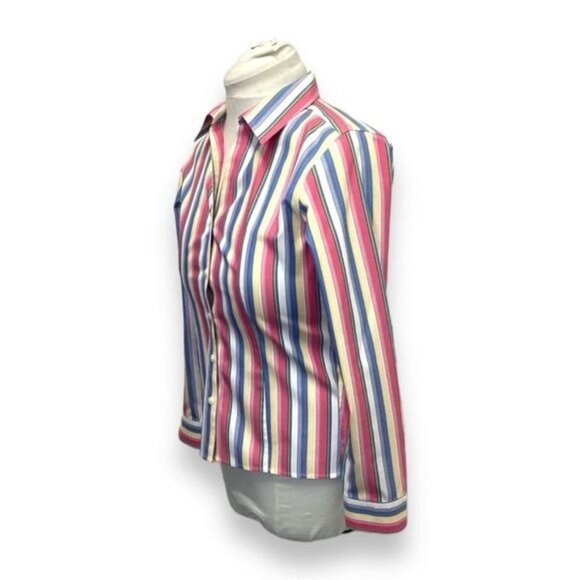 Westbound Petites Women’s Gold Label Non-Iron Button Front Shirt, size 6P - Picture 2 of 8